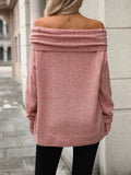 Turtleneck Long Sleeve Sweater - CELIVINE