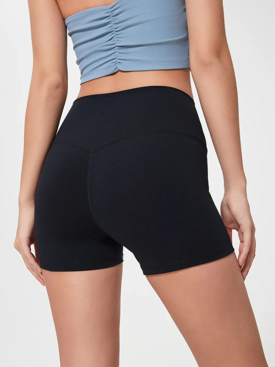 High Waist Active Shorts - CELIVINE