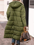 Full Size Zip Up Sherpa Hooded Coat - CELIVINE