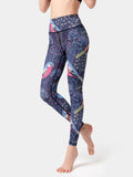 Graphic High Waist Active Leggings - CELIVINE