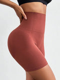 Seamless High Waist Active Shorts - CELIVINE