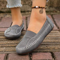 Round Toe Flats Slip - Ons - CELIVINE