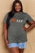 Simply Love Full Size Jack - O' - Lantern Graphic Cotton T-Shirt - CELIVINE