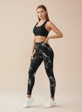 Tie - Dye High Waist Active Leggings - CELIVINE