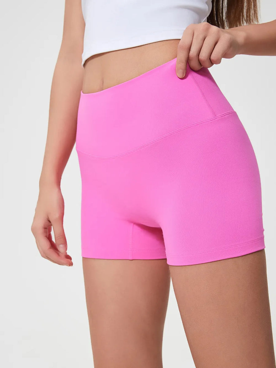 High Waist Active Shorts - CELIVINE