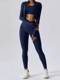 Bra Outerwear and Leggings 3 - Piece Active Set - CELIVINE