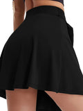 High Waist Active Skirt with Lining - CELIVINE