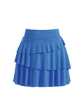 Tiered Ruffle Active Skort - CELIVINE