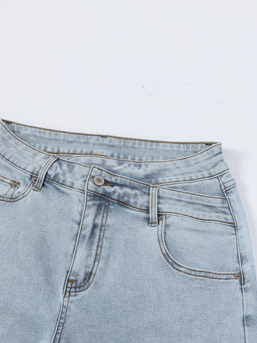 Wide Leg Jeans - CELIVINE