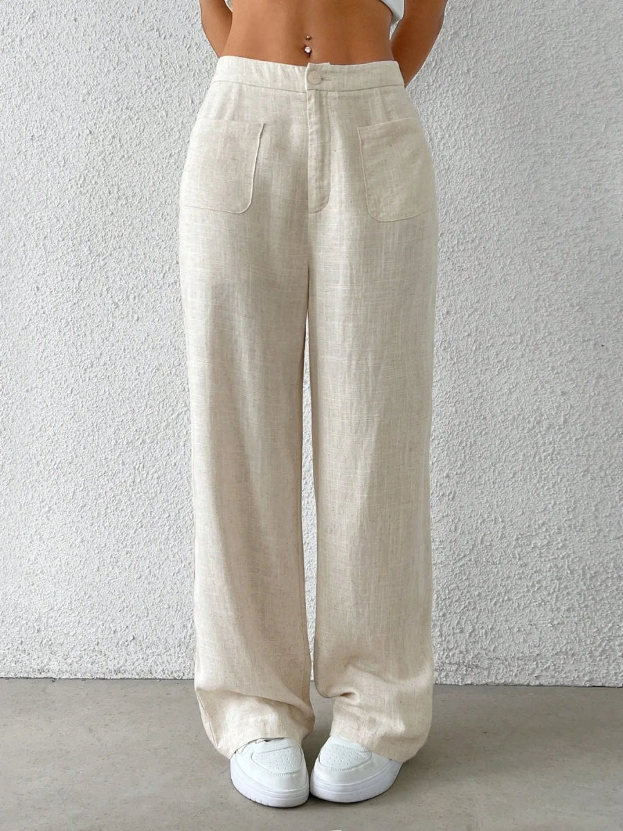 Wide - Leg Pants - CELIVINE