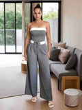 Wide Leg Pants - CELIVINE