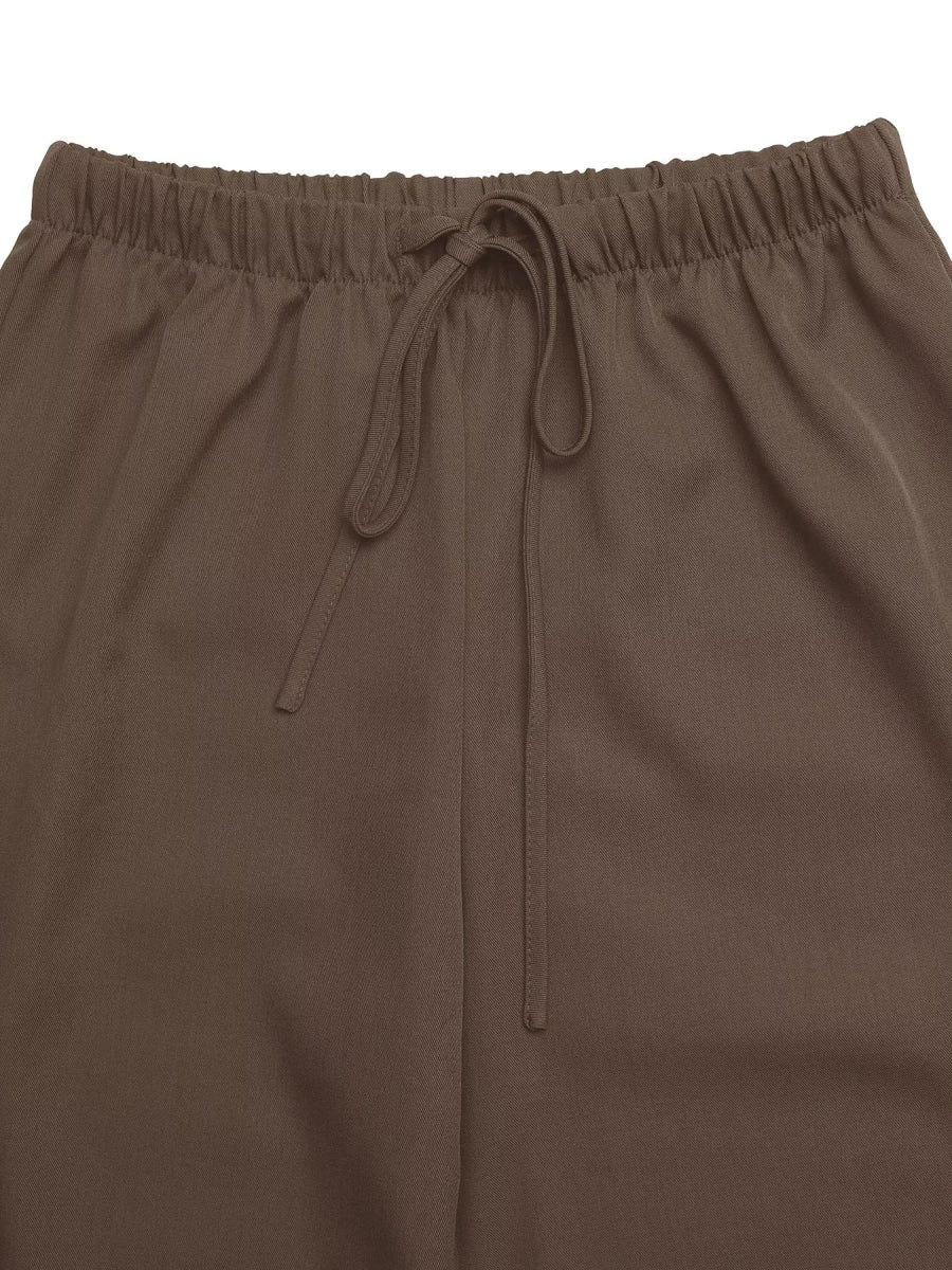 Wide Leg Drawstring Pants - CELIVINE