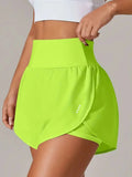 Pocketed High Waist Active Shorts - CELIVINE