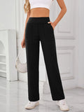 High Waist Active Pants with Pockets - CELIVINE