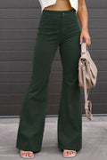 Full Size Hight Waist Bootcut Pants Plus Size - CELIVINE