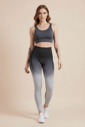 Gradient High Waist Sports Leggings - CELIVINE