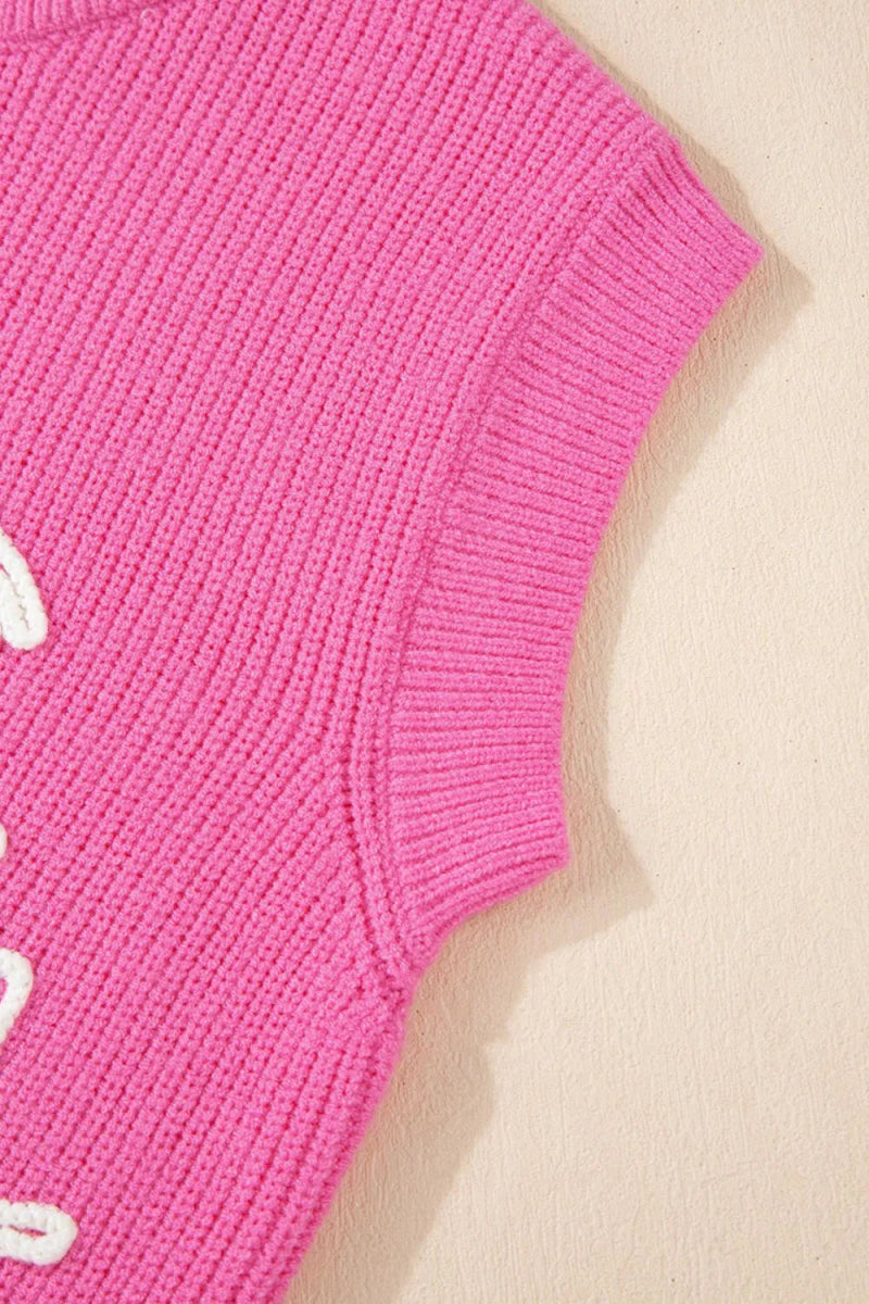 Western Horse Embroidered Round Neck Sweater - CELIVINE