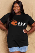 Simply Love Full Size Jack - O' - Lantern Graphic Cotton T-Shirt - CELIVINE