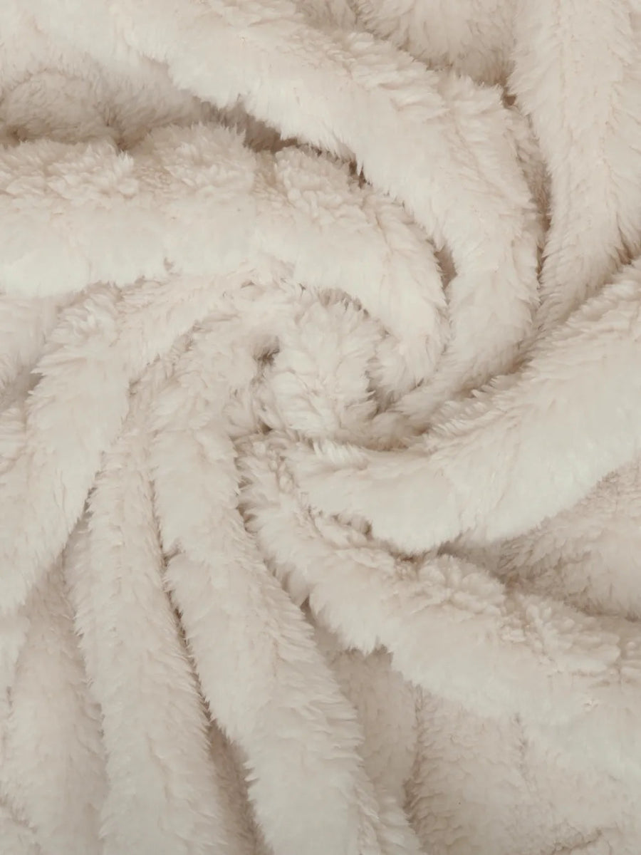 Plus Size Open Front Hooded Plush Coat - CELIVINE