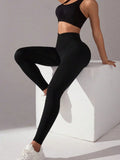 Seamless High Waist Active Pants - CELIVINE
