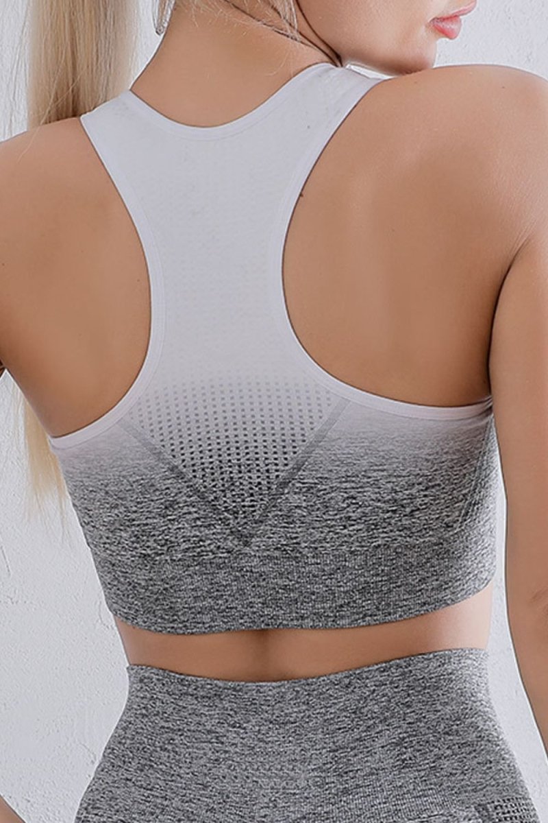 Gradient Racerback Sports Bra - CELIVINE