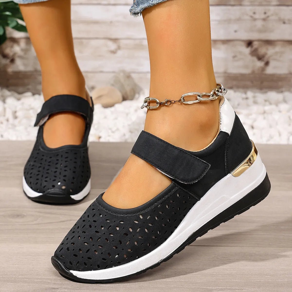 Breathable Wedge Sandals - CELIVINE