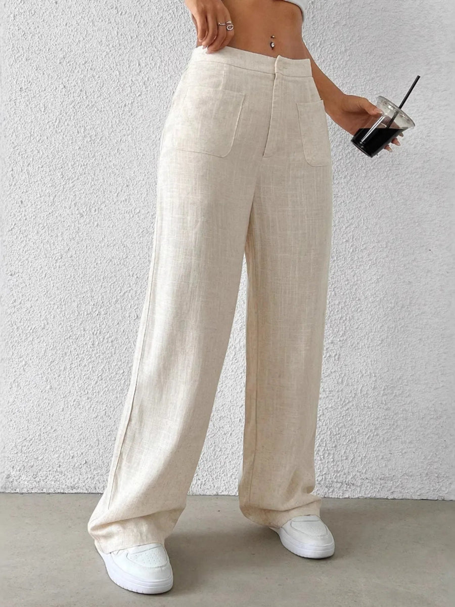 Wide - Leg Pants - CELIVINE