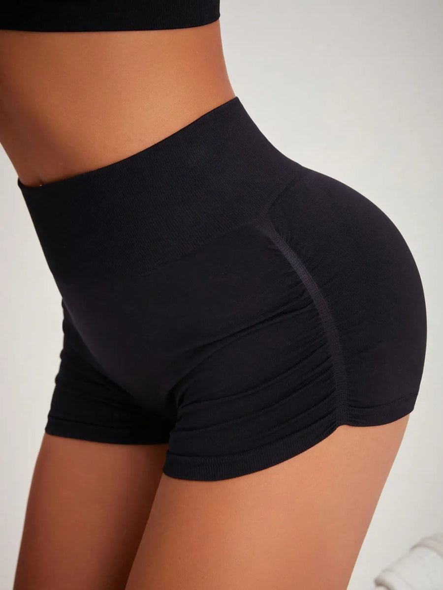 High Waist Active Shorts - CELIVINE