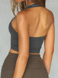 Halter Neck Active Cami - CELIVINE