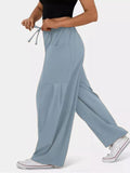 Drawstring Wide Leg Pants - CELIVINE
