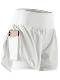 Pocketed High Waist Active Shorts - CELIVINE