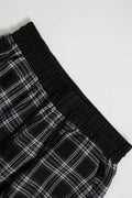 Plaid Wide Leg Pants - CELIVINE