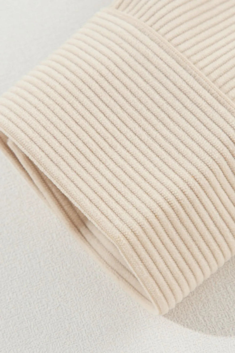 Houndstooth Button Up Long Sleeve Jacket - CELIVINE