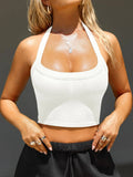 Halter Neck Active Cami - CELIVINE