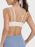 Scoop Neck Double Strap Active Cami - CELIVINE