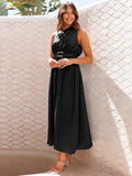 Single Shoulder Midi Dress - CELIVINE