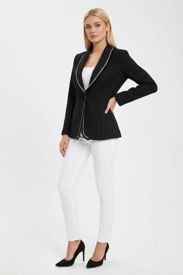 Single - Breasted Lapel Collar Blazer - CELIVINE