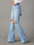 Distressed Jeans with Pockets - CELIVINE