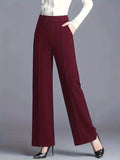 High - Waisted Wide Leg Pants - CELIVINE