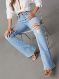 Distressed Jeans with Pockets - CELIVINE