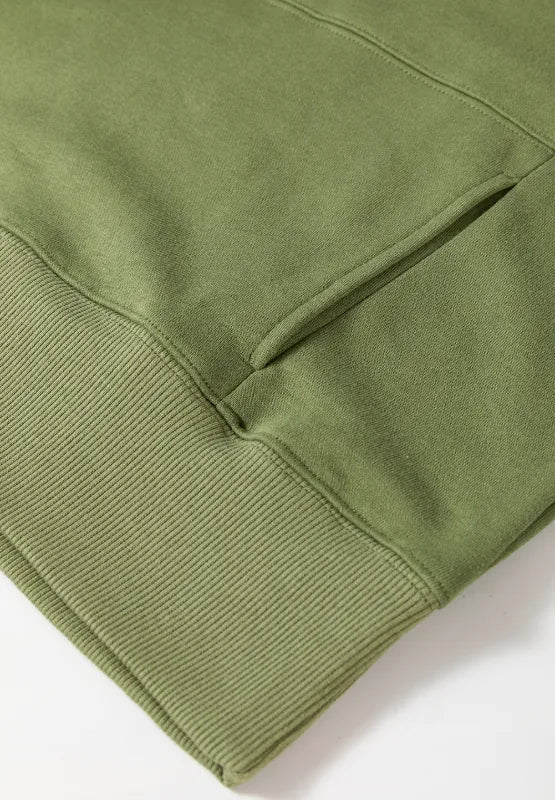 Solid Color Round Neck Long Sleeve Sweatshirt - CELIVINE