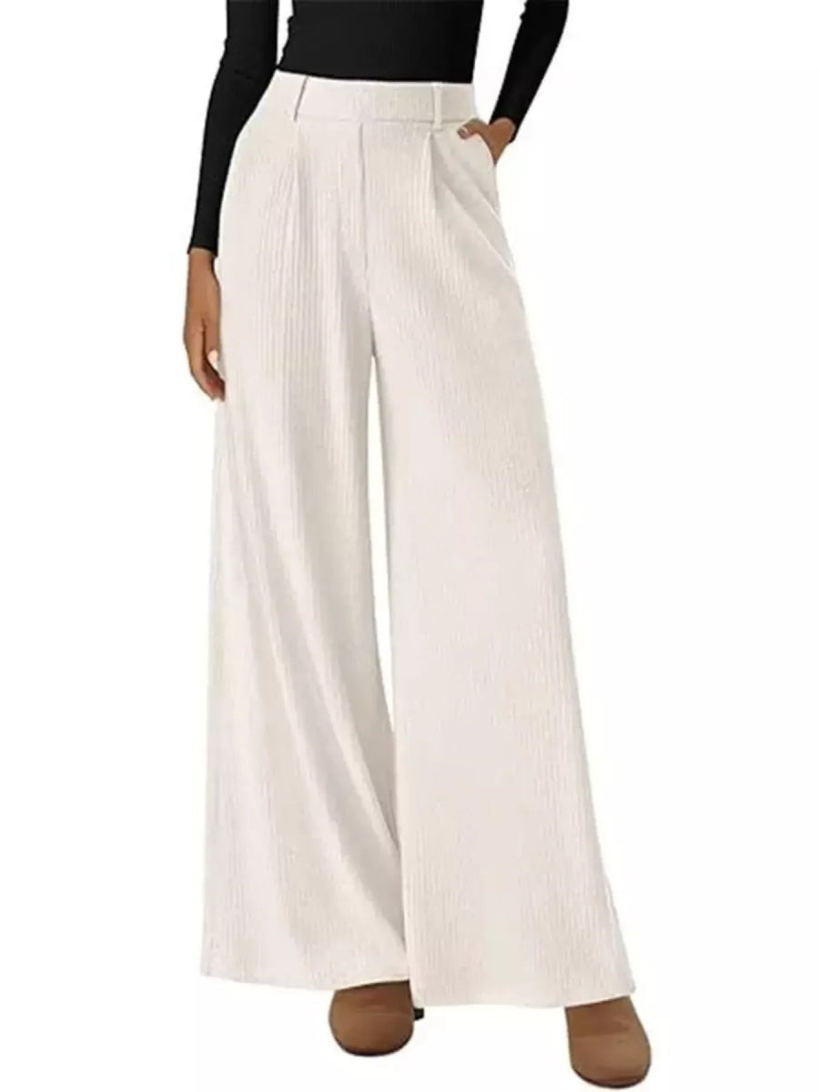 Wide - Leg Pants - CELIVINE