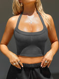 Halter Neck Active Cami - CELIVINE