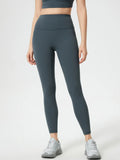 Wide Waistband Active Leggings - CELIVINE