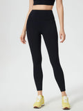 Wide Waistband Active Leggings - CELIVINE