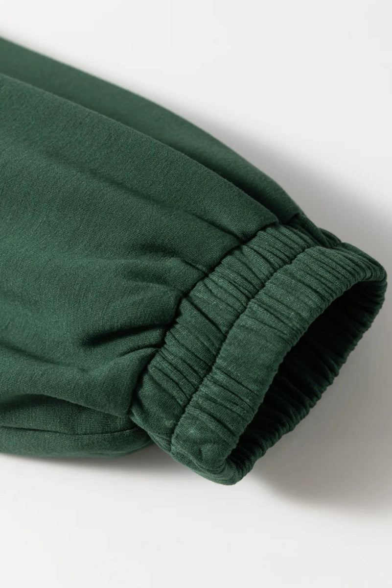 Drawstring Half Zip Long Sleeve Romper - CELIVINE