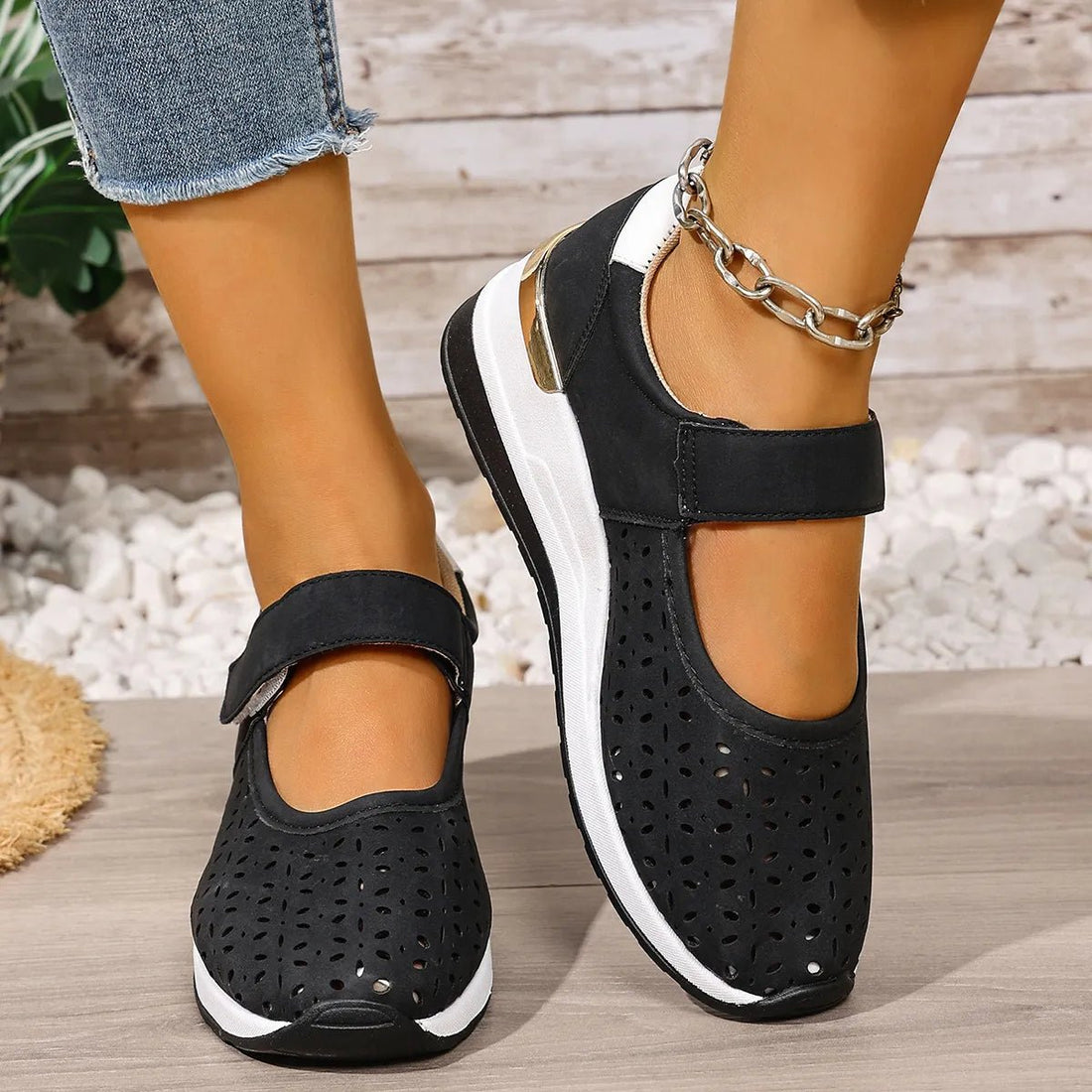 Breathable Wedge Sandals - CELIVINE