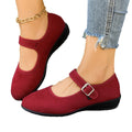 Round Toe Mesh Slip - Ons - CELIVINE