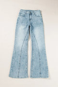 Wide Leg Jeans with Pockets - CELIVINE