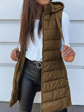 Zip Up Hooded Winter Coat - CELIVINE